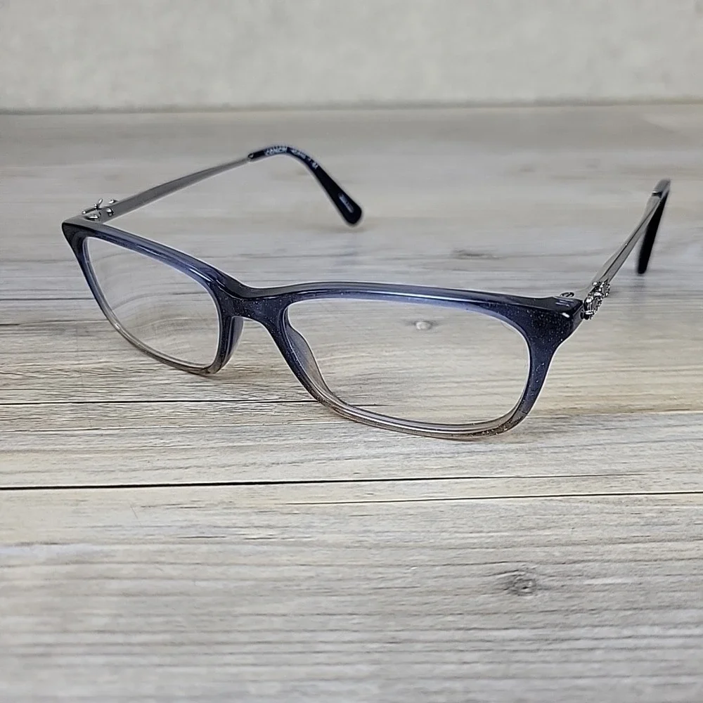 COACH NEW YORK HC6110 5489 Denim Taupe Glitter Gradient Eyeglass Frame 52-16-140